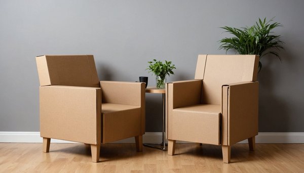 Meuble en carton : une solution élégante et écoresponsable